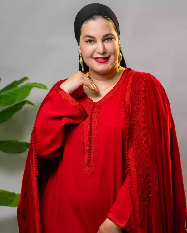 ⁦"قفطان مغربي ملكي بإطلالة تقليدية راقية"⁩ - الصورة ⁦12⁩