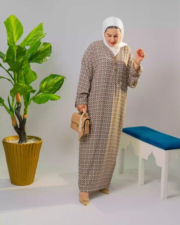 ⁦كسيوة صيفية مستورة وأنيقة Robe⁩ - الصورة ⁦8⁩