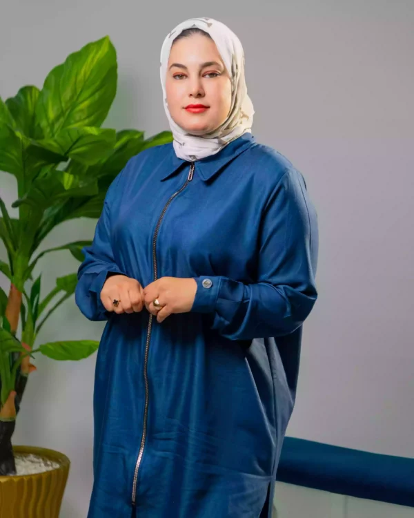 ⁦أناقة صيفية بخيط دجين خفيف وراقي⁩ - الصورة ⁦4⁩