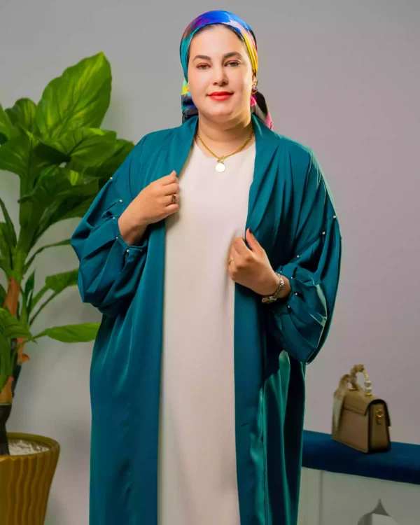 ⁦كيمونو صيفي ملكي لجميع مناسباتك LAYAL⁩ - الصورة ⁦2⁩