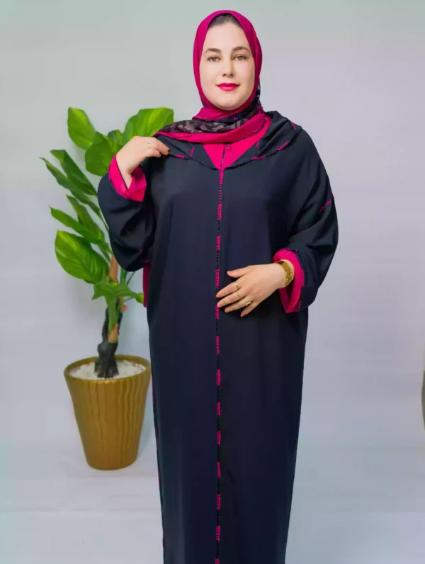 ⁦"جلابة دوبياس  مخزانية بخدمة الراندة فخامة التقاليد⁩ - الصورة ⁦2⁩
