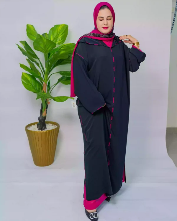 ⁦"جلابة دوبياس  مخزانية بخدمة الراندة فخامة التقاليد⁩ - الصورة ⁦3⁩