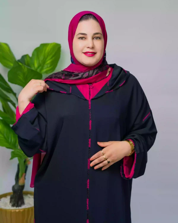 ⁦"جلابة دوبياس  مخزانية بخدمة الراندة فخامة التقاليد⁩ - الصورة ⁦4⁩
