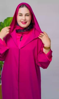 جلابة فاخرة من قطعتين للمناسبات والأعراس