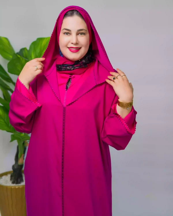 جلابة فاخرة من قطعتين للمناسبات والأعراس