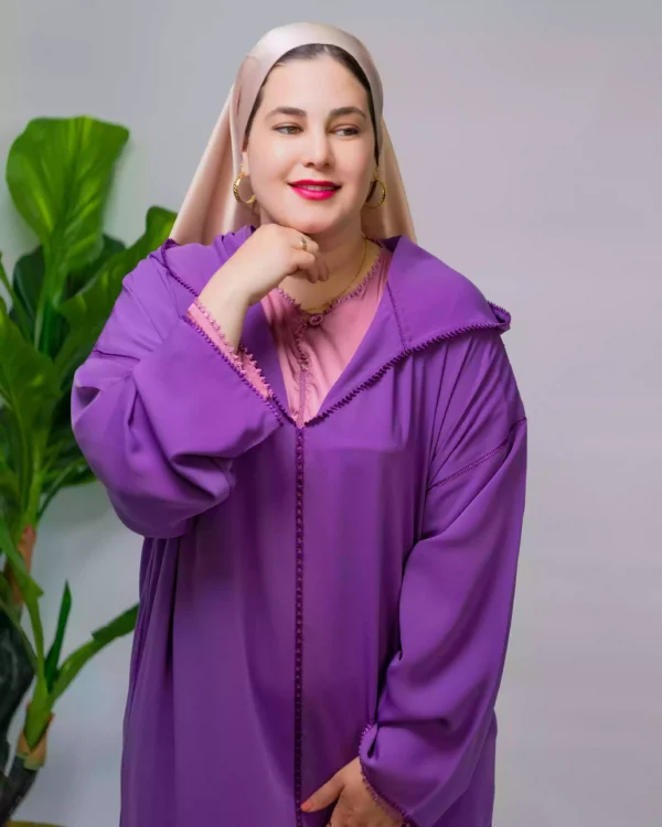 ⁦جلابة فاخرة من قطعتين للمناسبات والأعراس⁩ - الصورة ⁦3⁩