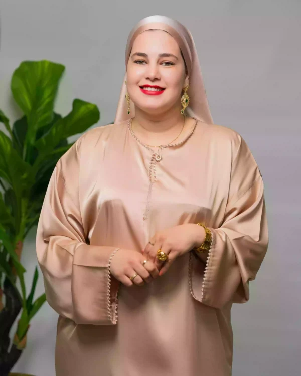 ⁦تصميم جلابة راقية مكون من قطعتين لحفلاتك الخاصة⁩ - الصورة ⁦13⁩