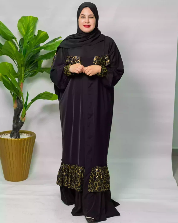 ⁦"عباية مغربية كريب بتايكر أناقة الأصالة بلمسة عصرية"⁩ - الصورة ⁦9⁩