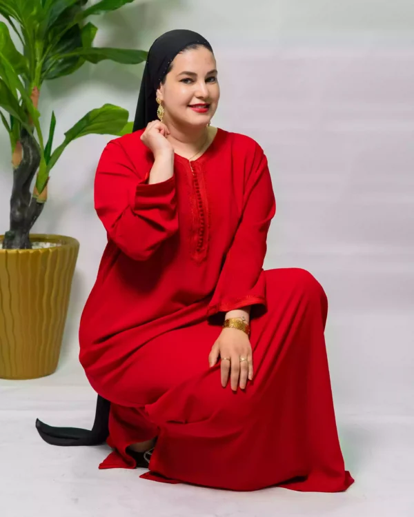 ⁦"قفطان مغربي ملكي بإطلالة تقليدية راقية"⁩ - الصورة ⁦8⁩