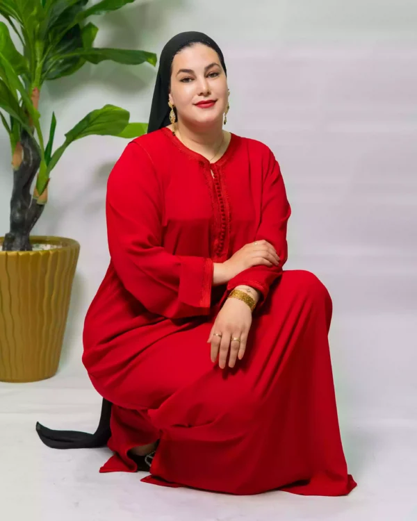⁦"قفطان مغربي ملكي بإطلالة تقليدية راقية"⁩ - الصورة ⁦9⁩