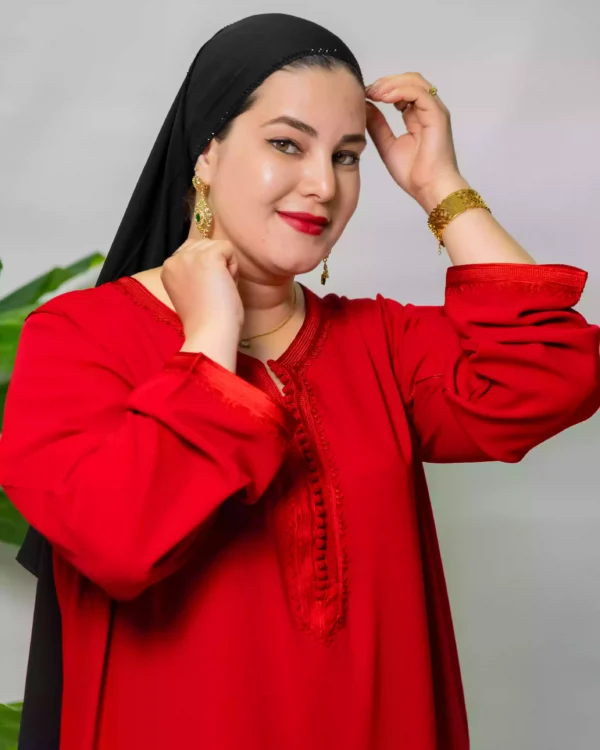 ⁦"قفطان مغربي ملكي بإطلالة تقليدية راقية"⁩ - الصورة ⁦10⁩